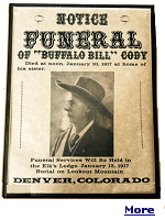 Conspiracy theorists claim Buffalo Bill's body was stolen and buried near Cody, Wyoming, and the story is interesting.